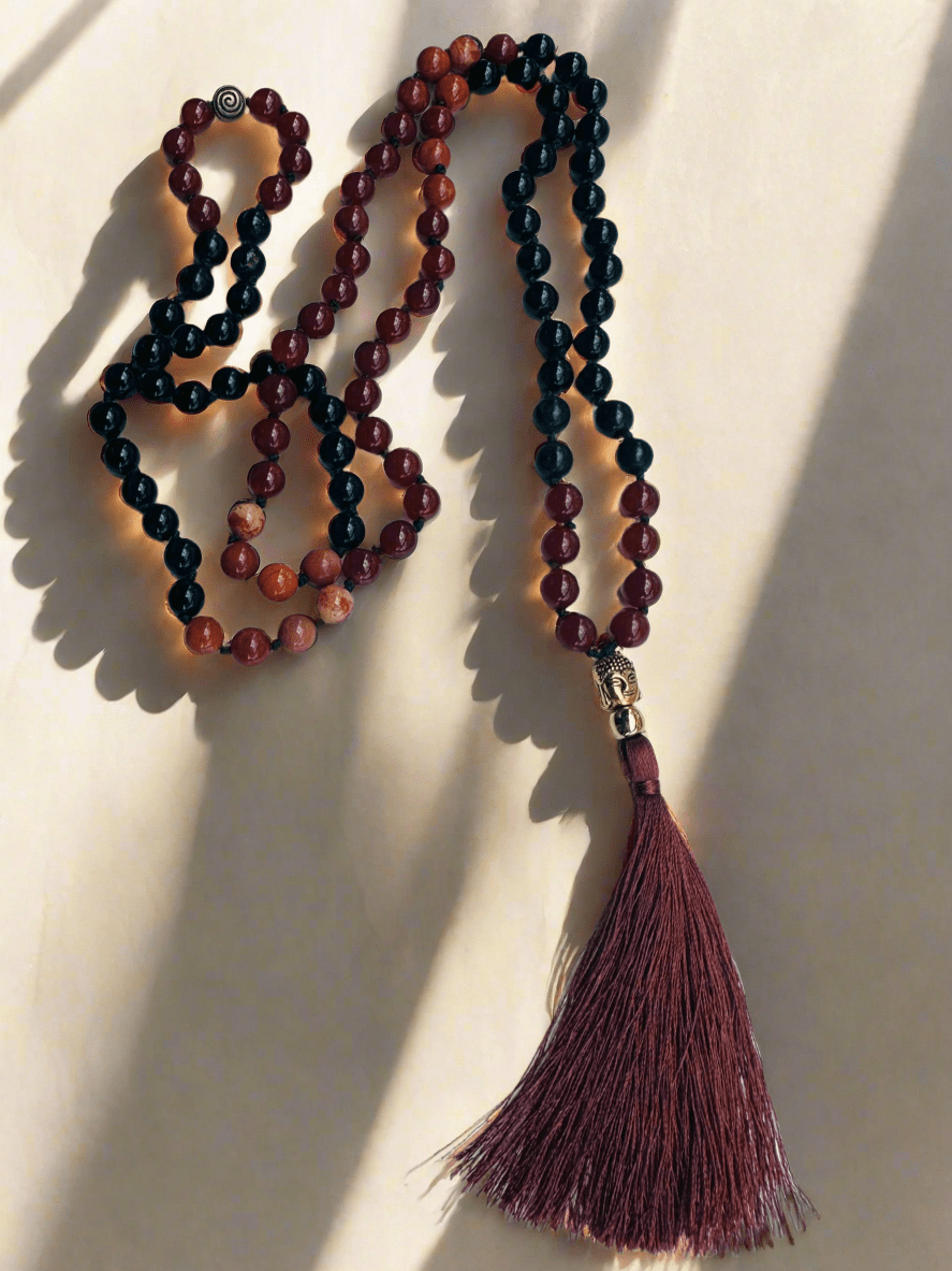 Rooted Serenity Crystal Mala