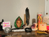 Custom ritual candle styled with sacred tools