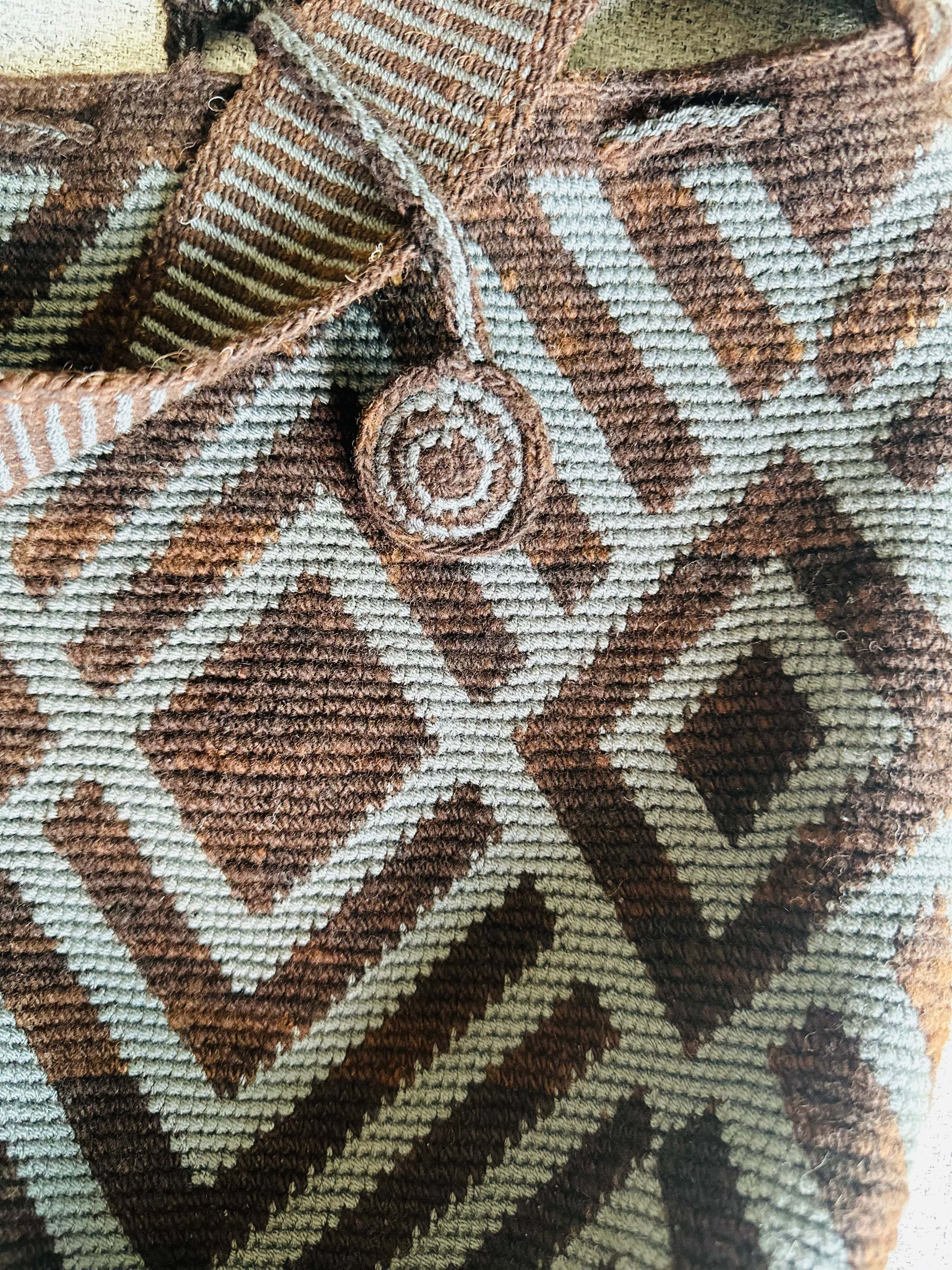 handwoven cosmic space crossbody bag, celebrating indigenous craftsmanship, symbolizing the celestial space and spiritual connection