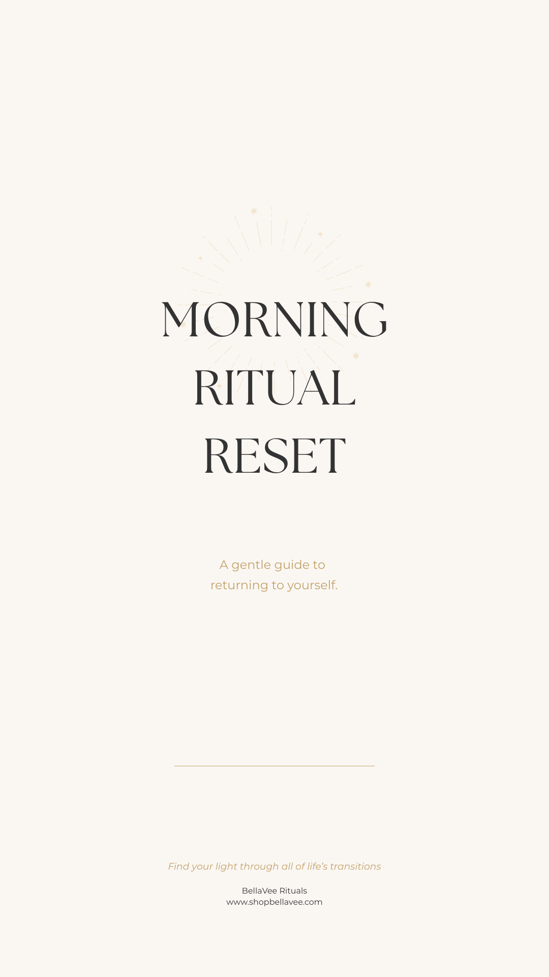 Morning Ritual Reset