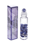 focus essential oil roll-on with peppermint, lemon, and sodalite gemstones, promotes clarity, inner peace, and mental harmony during stress