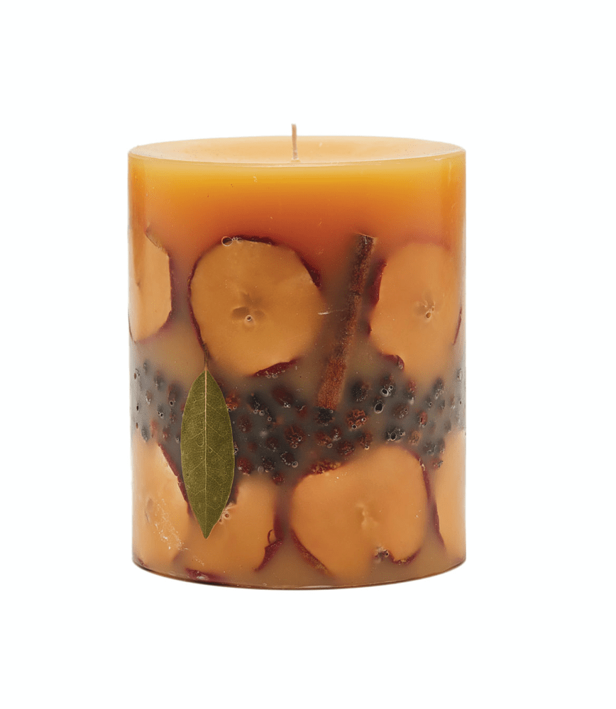 Spicy Apple Round Botanical Candle
