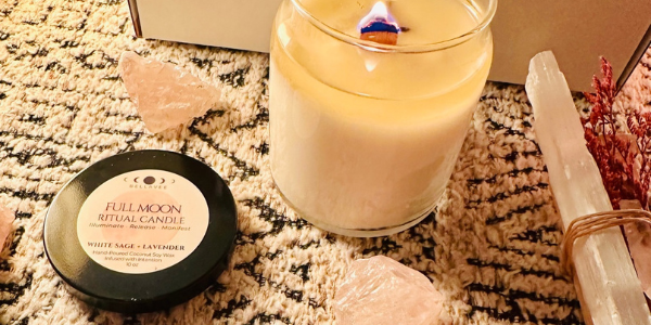 April Full Moon Ritual Pink Moon Box