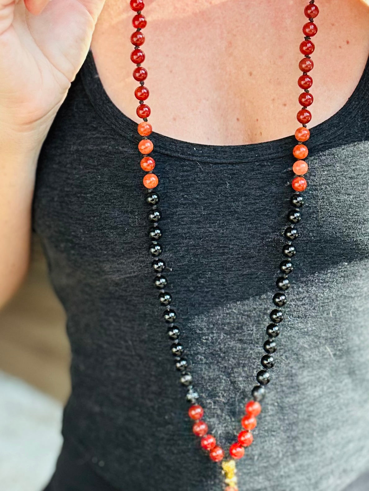 Rooted Serenity Crystal Mala