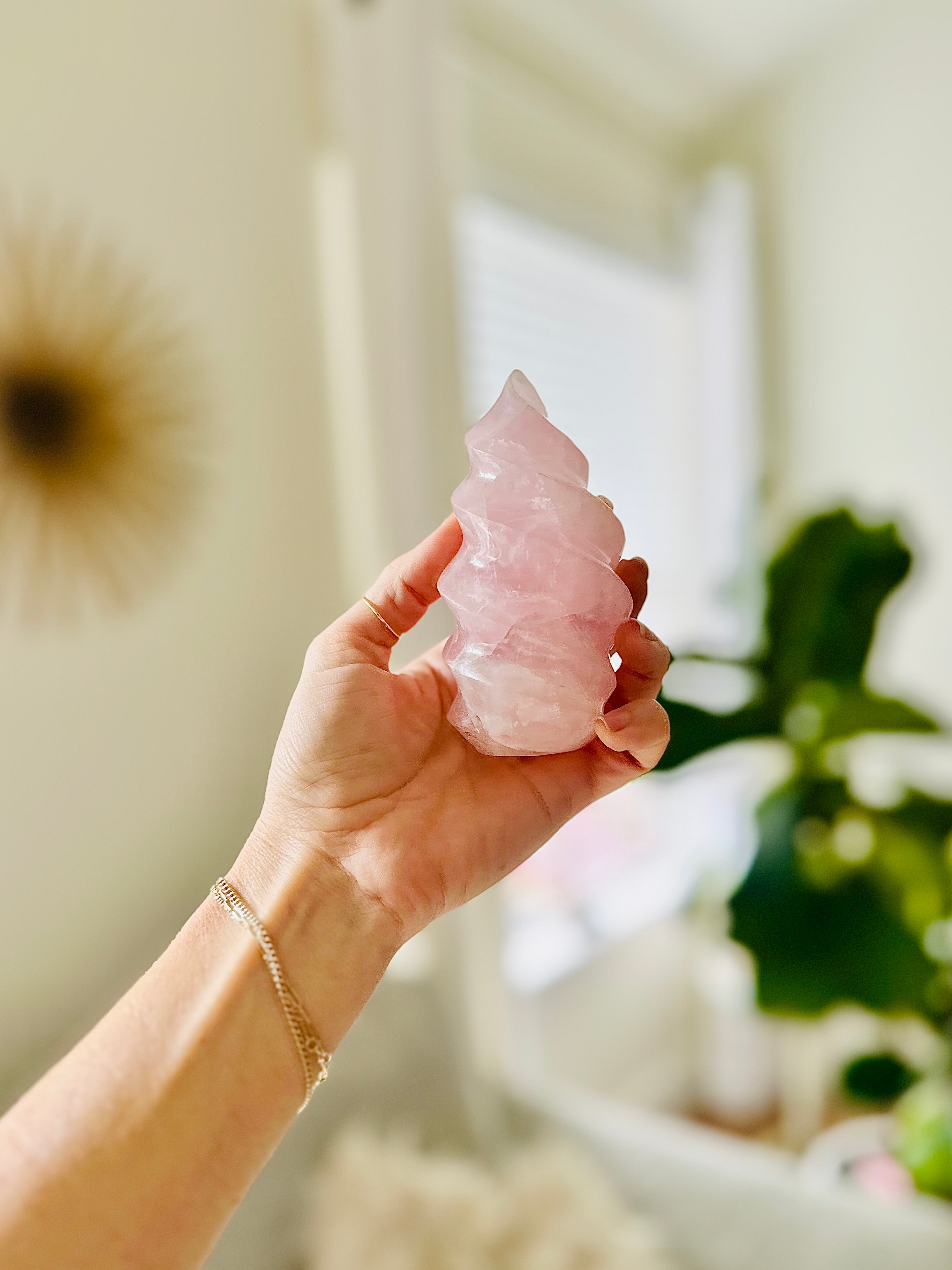 Rose Quartz Mini Flame