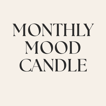 Monthly Mood Candle subscription text for the image