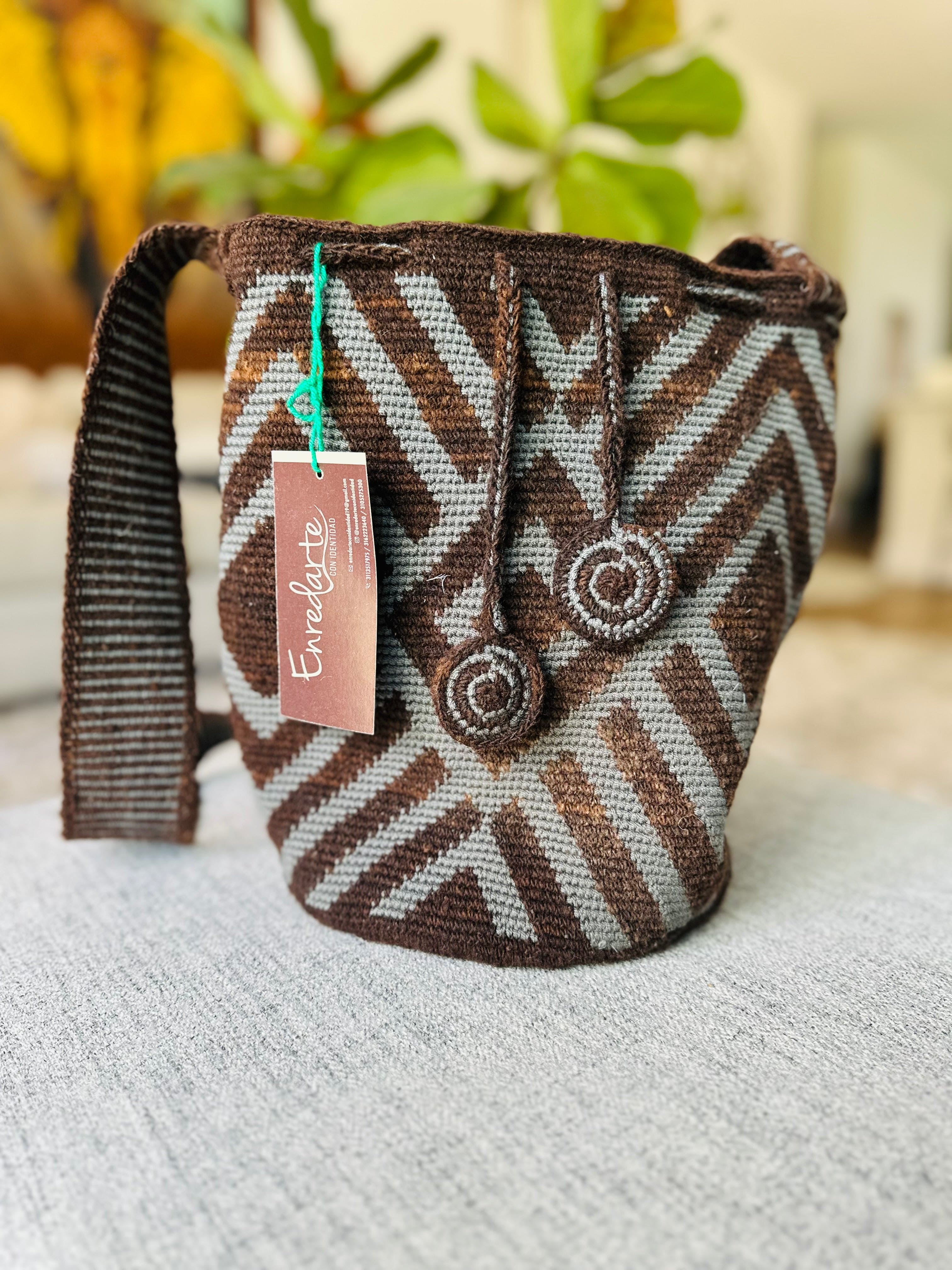 codespa cosmic space crossbody bag, a tribute to indigenous nasa culture, handmade in colombia with traditional weaving techniques
