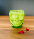 BellaVee Witches Brew green skull candle prehnite crystal rosemary sage patchouli Halloween ritual candle Austin Texas