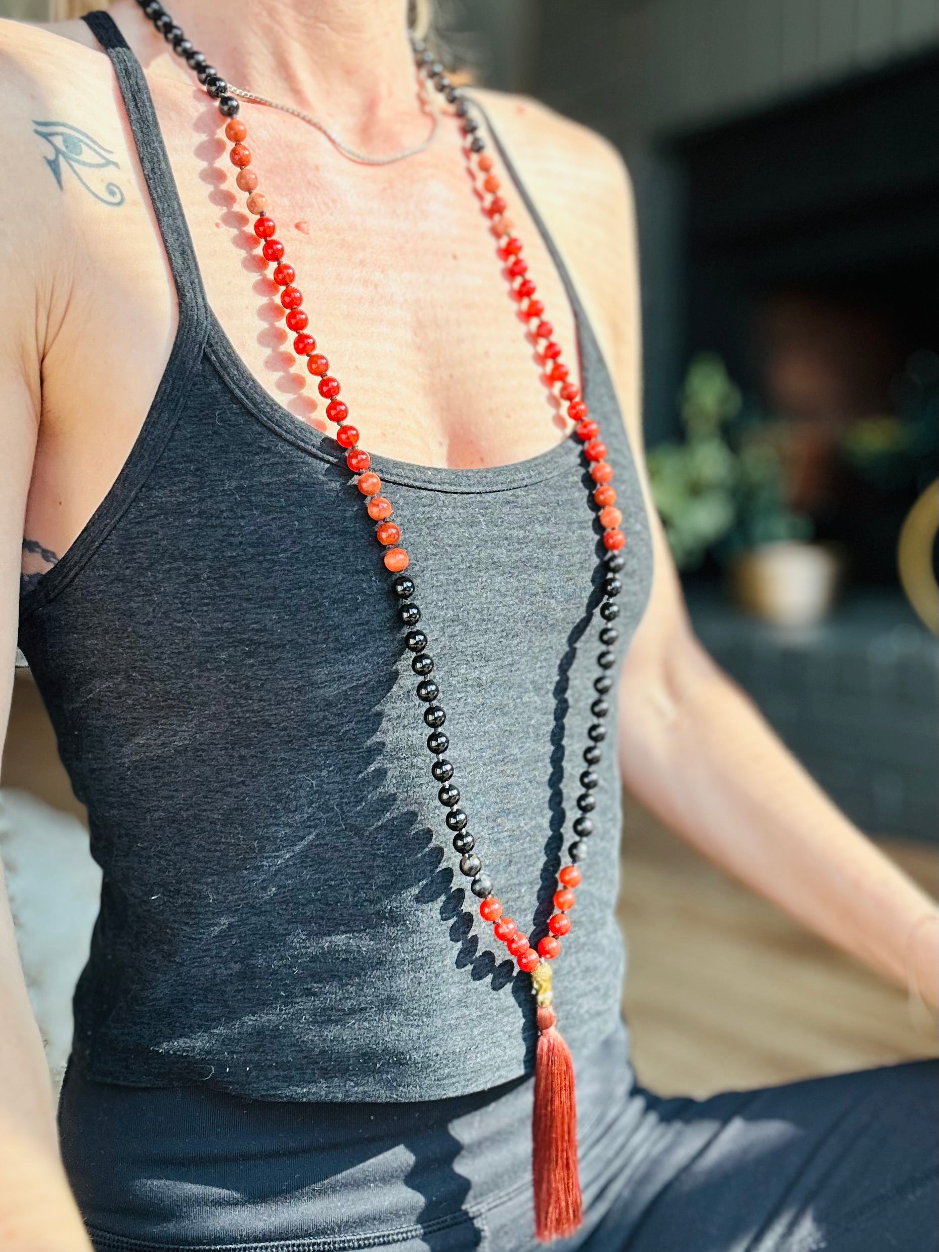 Rooted Serenity Crystal Mala