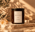 ABUNDANCE crystal ritual candle with Citrine, coconut wax, and Fig Tree and Golden Santal fragrance