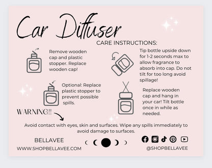 All Natural Car Diffusers
