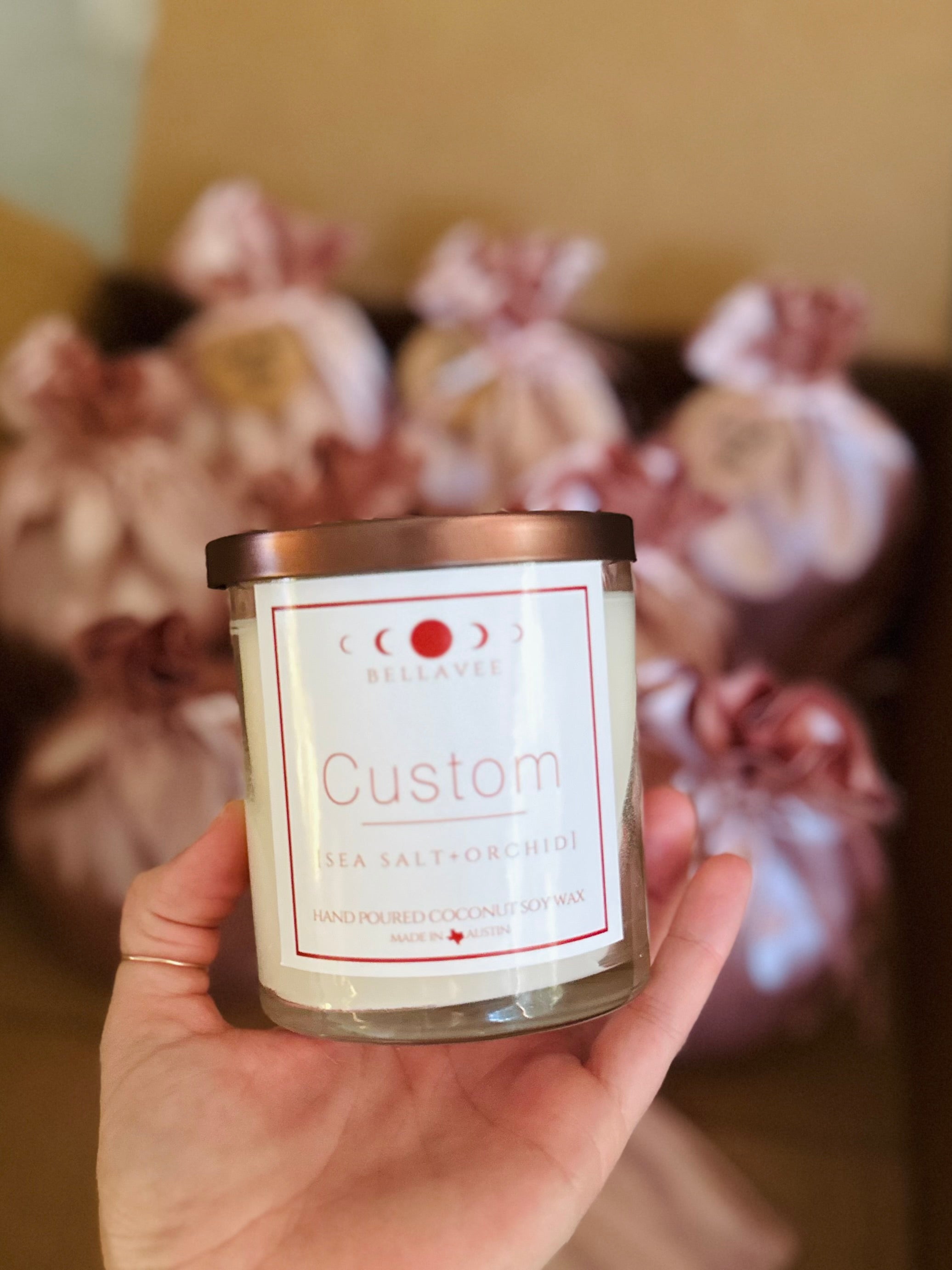 best-selling scented custom candle with clear quartz, ideal for celebrations, milestones, and creating meaningful moments