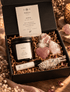 Love Ritual Box with crystal candle, ritual oil, Rose Quartz, Pink Tourmaline, Strawberry Quartz and sage