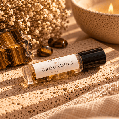 BellaVee GROUNDING Ritual Oil roll-on with Tiger&
