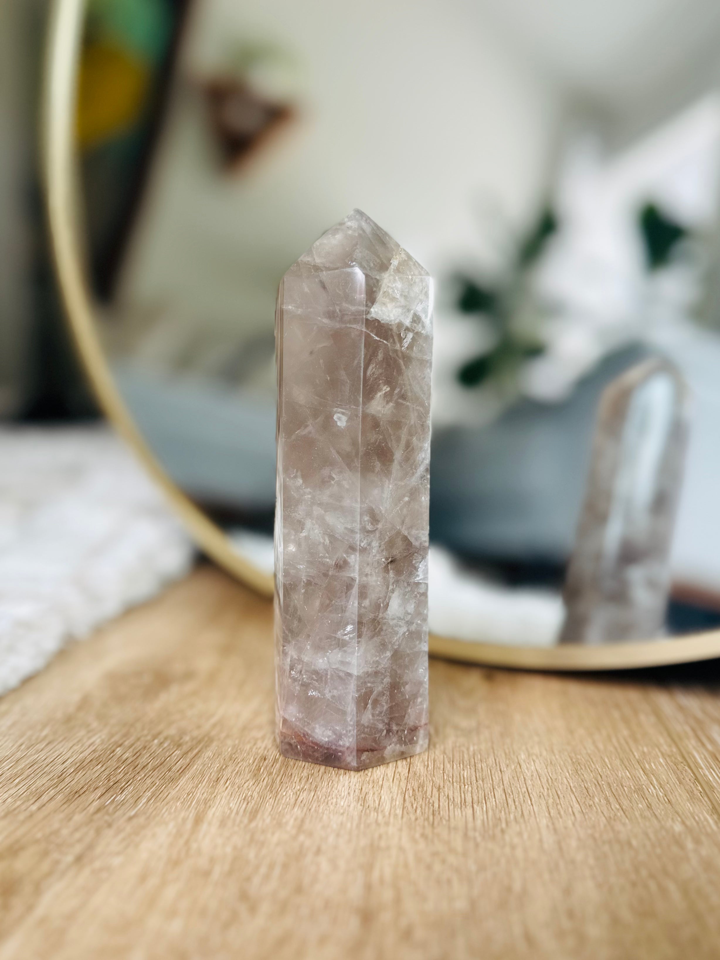 Smokey Quartz Crystal Tower