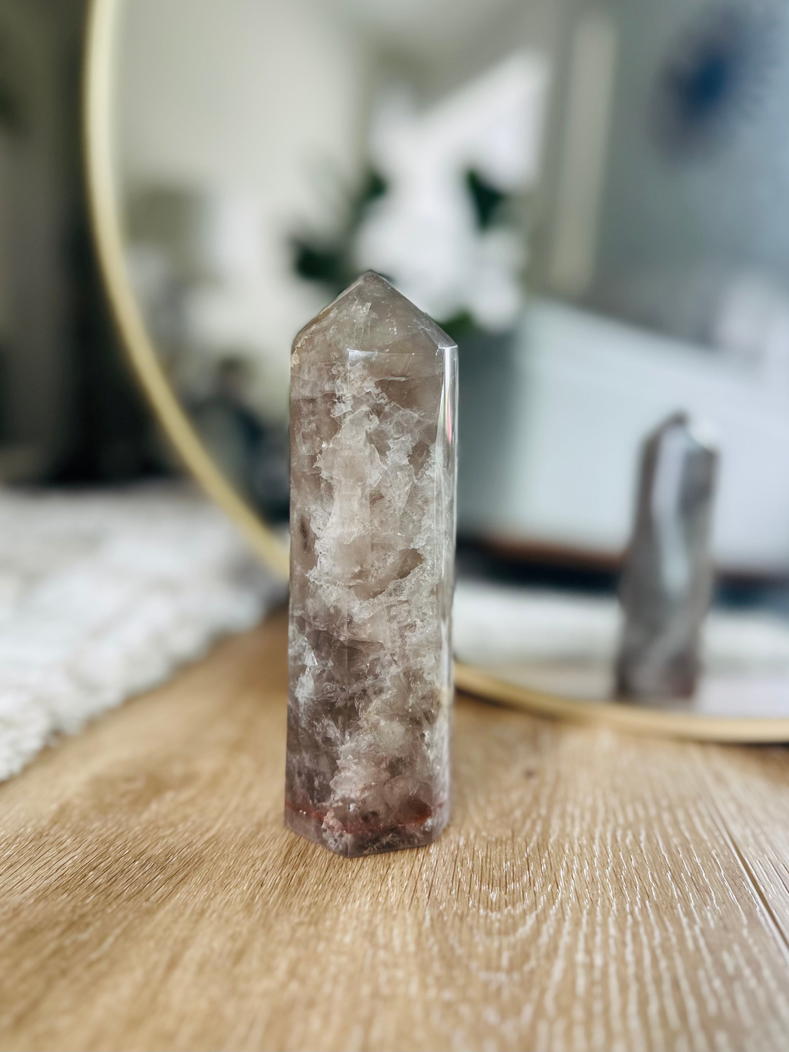 Smokey Quartz Crystal Tower