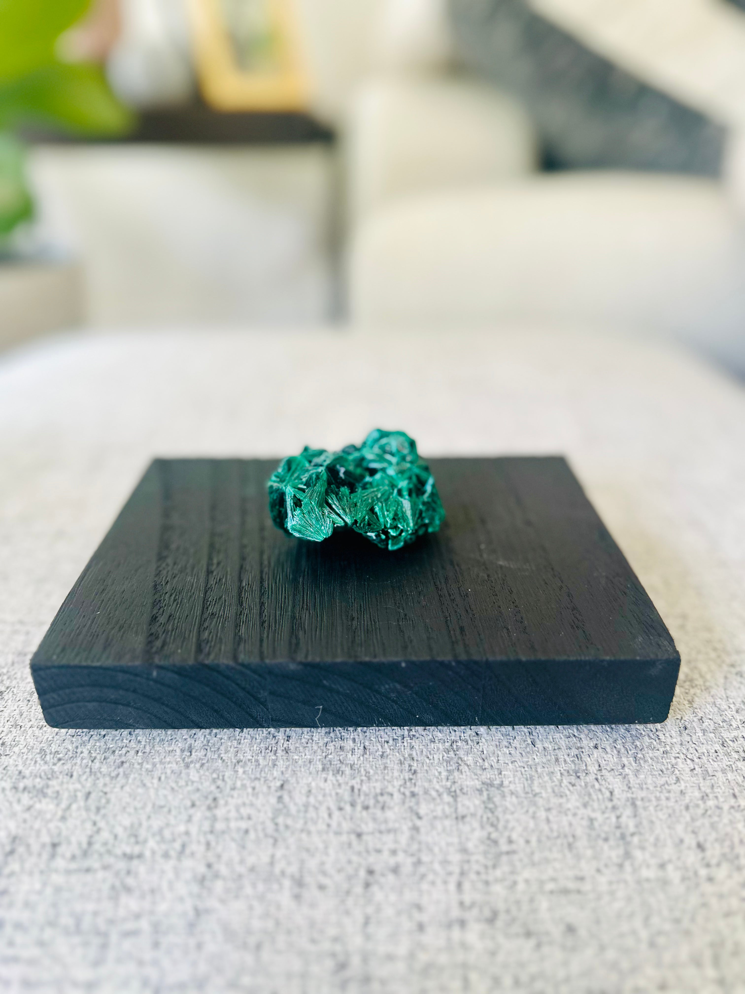 Raw Malachite absorbs negative energy, promotes healing, and opens the heart to love, perfect for meditation or energy work