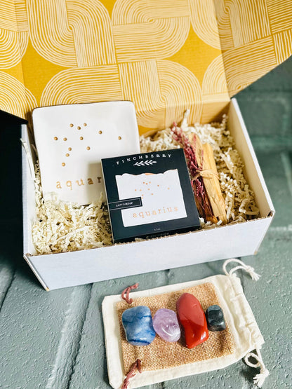 Aquarius Zodiac Gift Box
