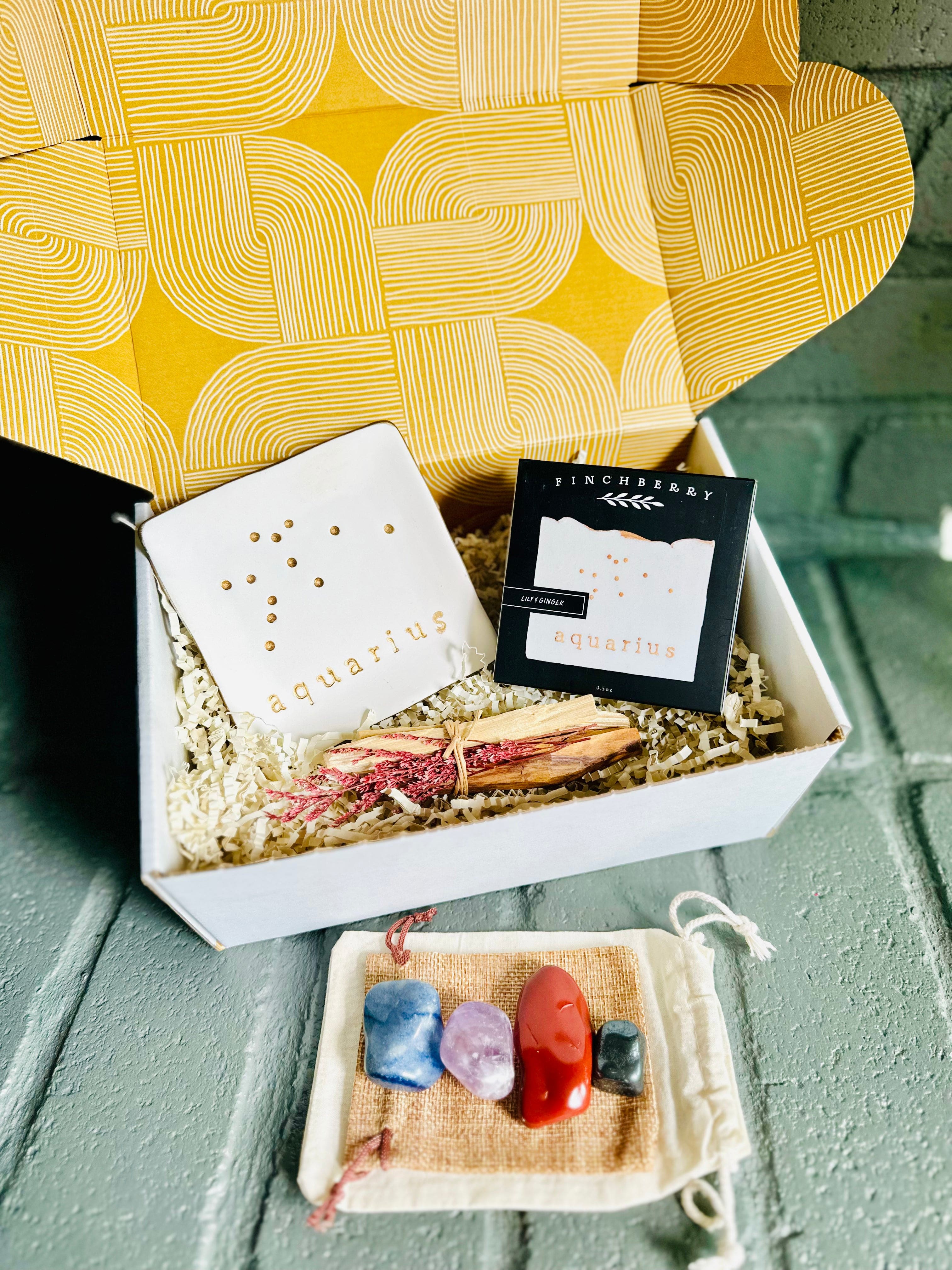 Aquarius Zodiac Gift Box