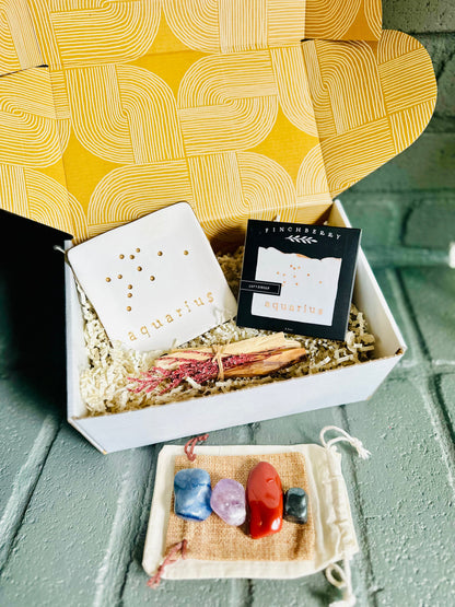 Aquarius Zodiac Gift Box
