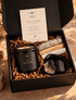THE CLEARING breakup ritual box with crystal candle, Smoky Quartz, Black Tourmaline, sage and Palo Santo