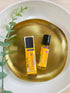 Organic CALM KIDS Aromatherapy Roll-On, formulated with pure essential oils like Jojoba, Tangerine, and Mandarin, promotes relaxation and calmness for kids.