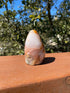 Flower Agate Freeform, with delicate floral patterns, promotes confidence and transformation, ideal for meditation or home décor