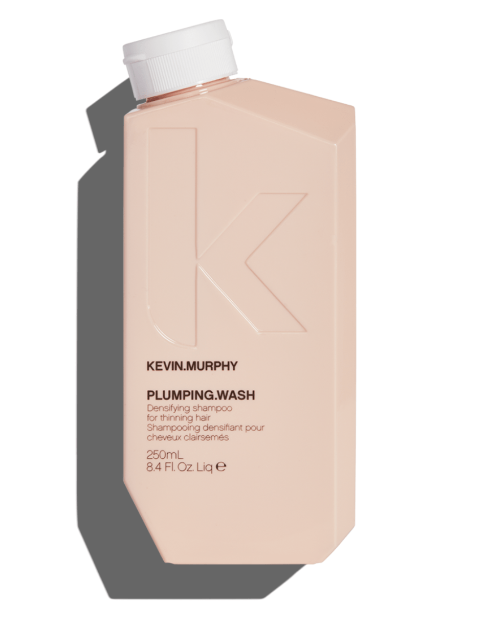 Kevin Murphy PLUMPING.WASH thickens fine hair, nourishes roots, boosts volume and shine. Sulphate, paraben, and cruelty-free