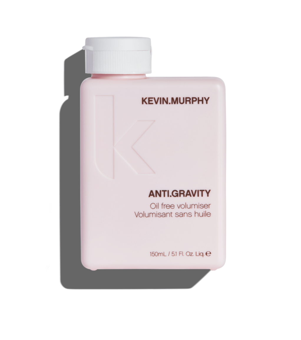Anti Gravity volumizing lotion for weightless hold and thicker-looking hair, controls flyaways and adds oil-free shine.