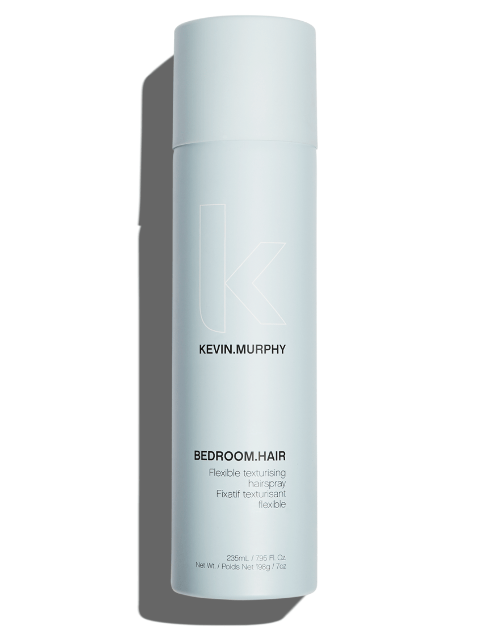 Bedroom Hair lightweight finishing spray for touchable texture and flexible hold, perfect for tousled, sexy hair.