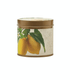Lemon Blossom + Lychee Signature Tin, hand-poured coconut wax with cotton wick, featuring zesty lemon, lychee, and dewy rose petal notes