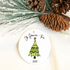 Oh Quaran-Tree 2020 ornament, a fun and sentimental keepsake to remember the unique year, perfect for adding memories to your holiday tree