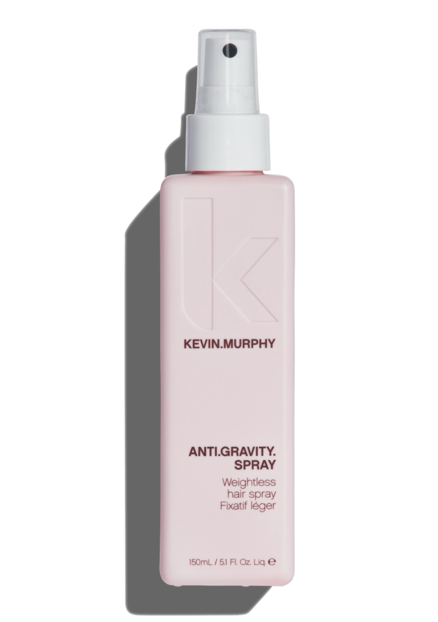 Non-aerosol Anti Gravity Spray for all hair types, providing lightweight hold and a natural, oil-free shine