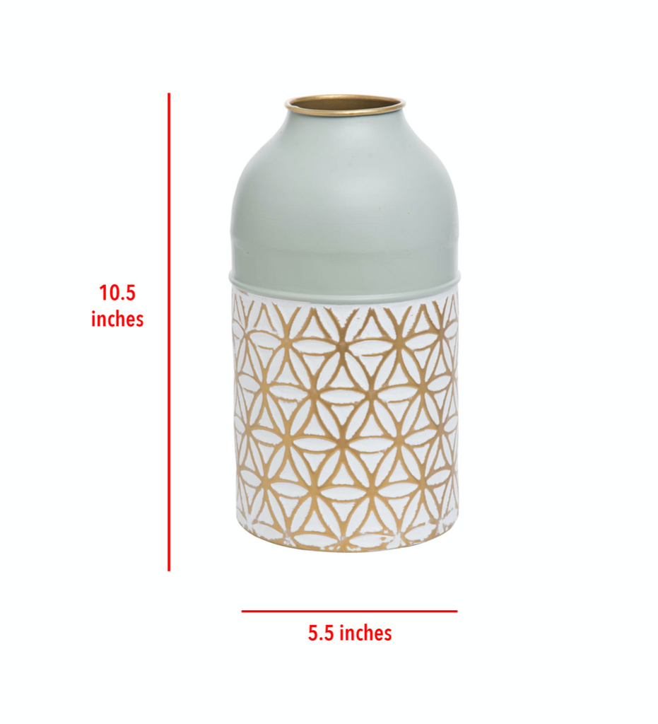 Marian Modern Brass Vase