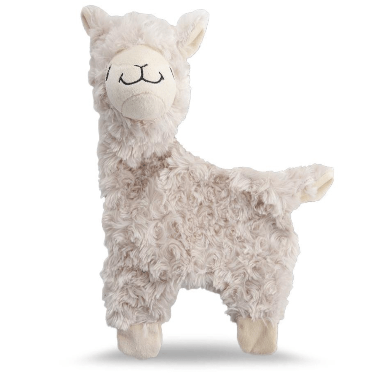 plush toy Aleister the Alpaca with a squeaker and durable, crackling texture