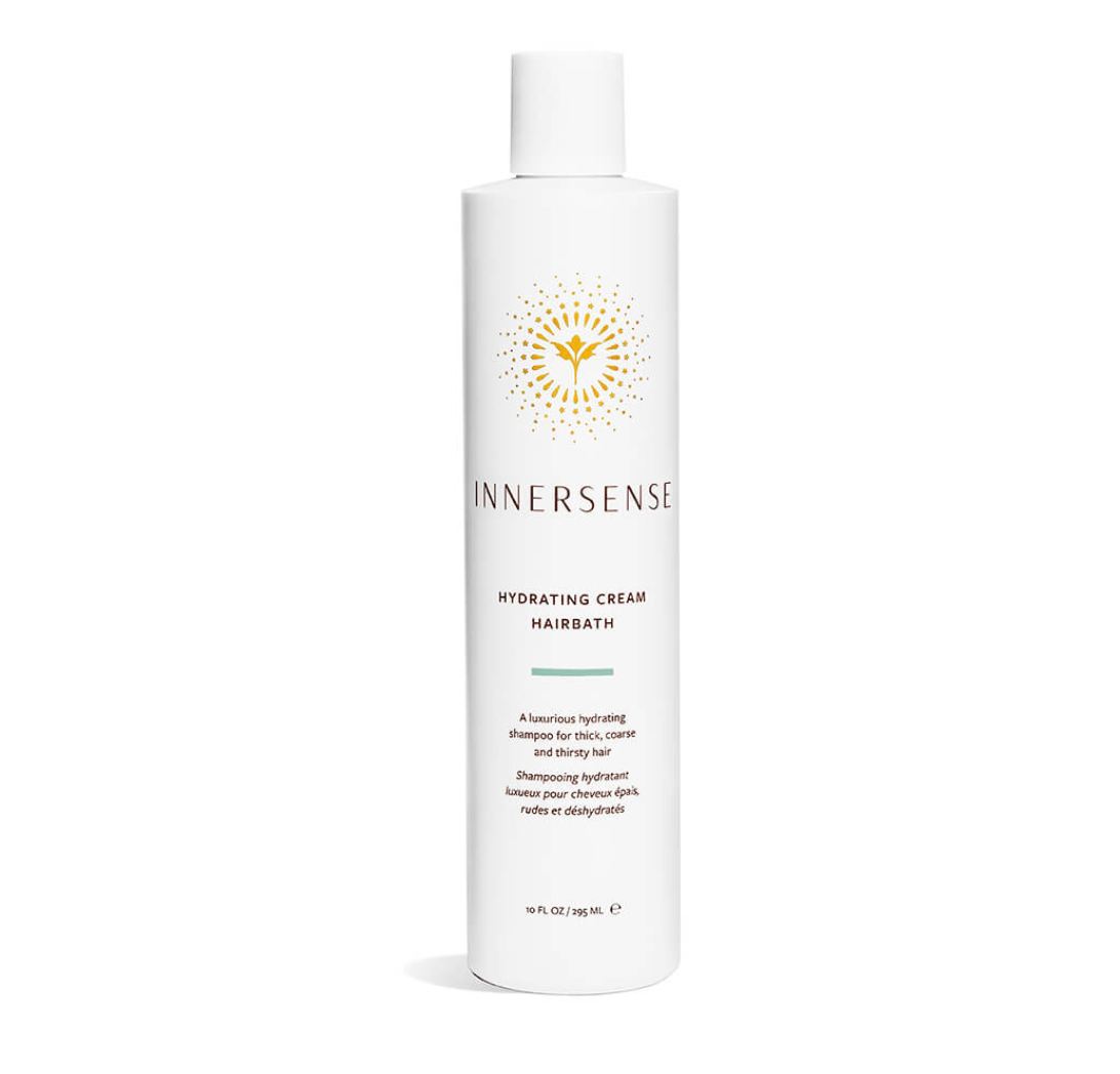 Innersense Organic Hydrating Cream Hairbath with shea butter, avocado, and monoi oils, deeply hydrates and restores thick, coarse hair