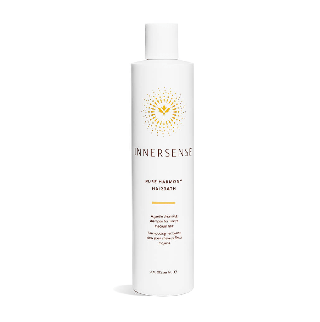 Innersense Organic Pure Harmony Hairbath with quinoa, rice extracts, shea butter, and avocado oil, gently cleanses and adds volume to fine hair.