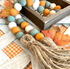 Fall-inspired beaded garland, a charming addition to your home, bringing warmth and seasonal charm for the holidays