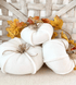 Autumn fabric pumpkin set, perfect for fall decorating and adding a cozy seasonal touch to any space.