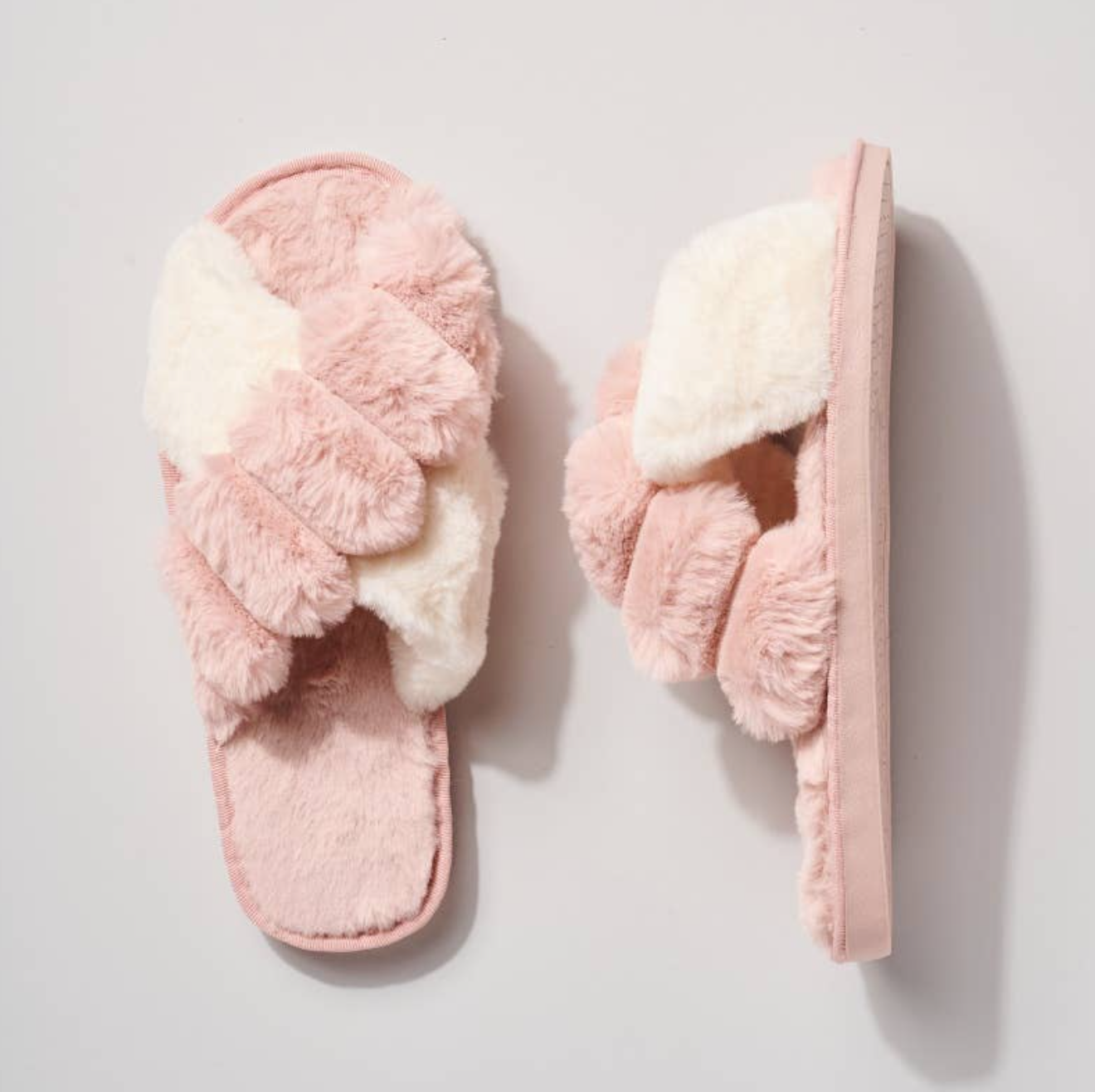 cozy faux fur slippers, perfect for self-care moments and relaxation, adding a touch of luxury to your daily routine