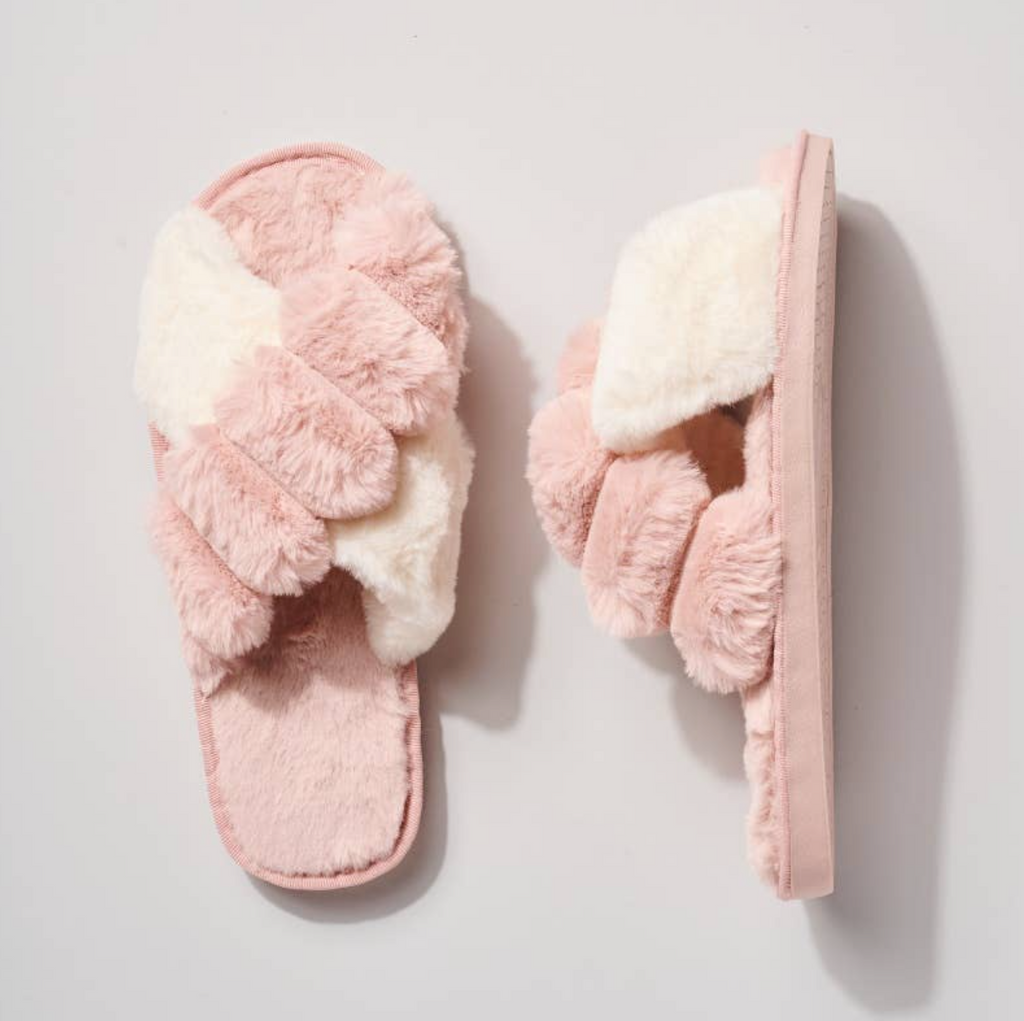 Fluffy Faux Fur Slippers