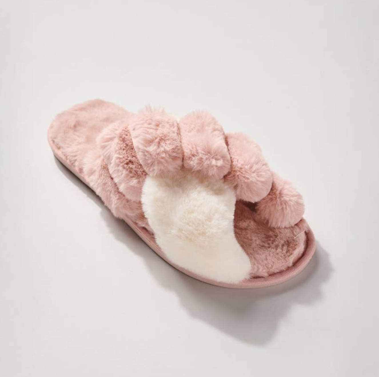 fluffy faux fur slippers, designed for comfort and relaxation, ideal for building a self-care bundle and enjoying all the cozy feels