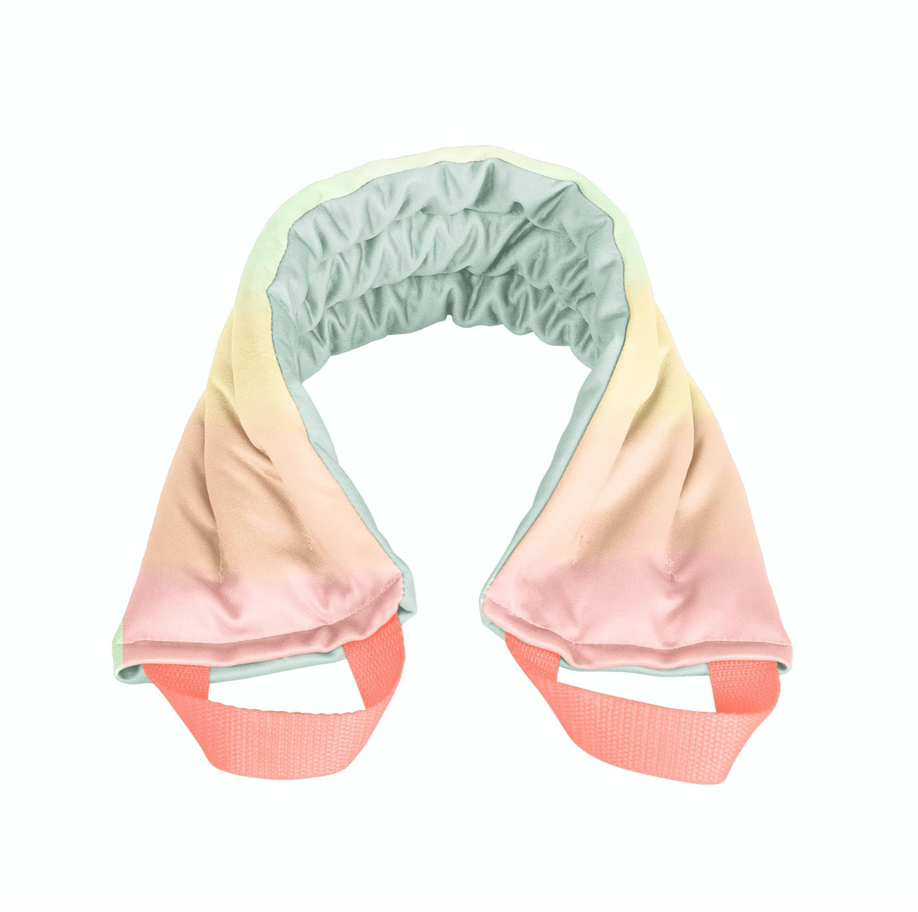 This weighted neck wrap can be heated for soothing muscle tension or cooled for calming relief, perfect for self-care routines