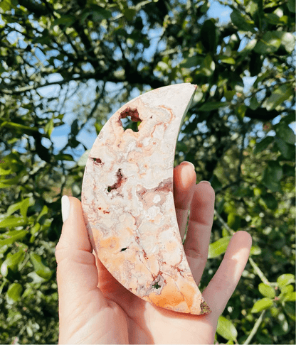 Sliced Agate hand-carved