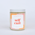 Self-Care Candle with soothing scents of sea salt & orchid and vanilla, perfect for relaxation and creating a calming atmosphere