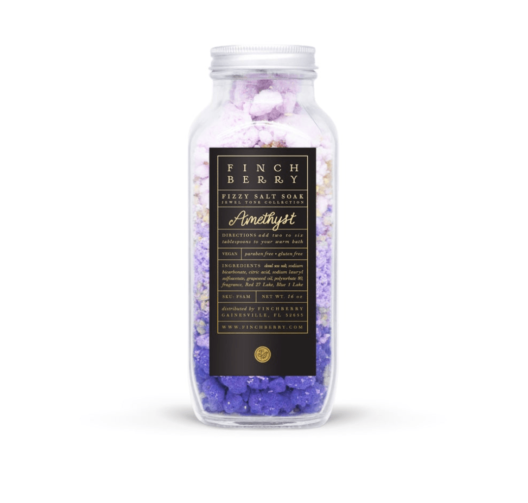 Amethyst Fizzy Salt Soak