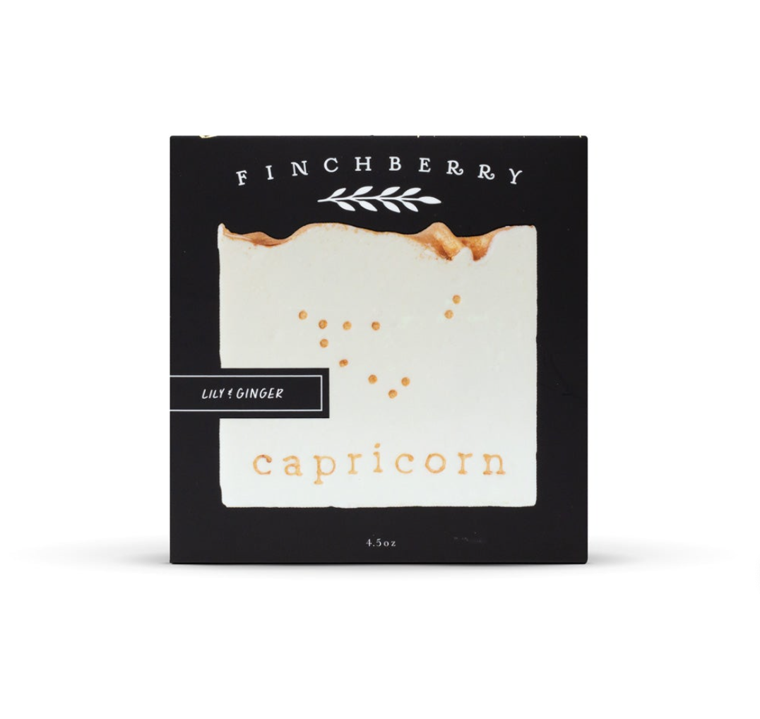 Capricorn vegan soap with organic olive and coconut oils, offering a luxurious and fragrant skin-softening experience