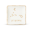 4.5" x 4.5" unglazed Pisces Ceramic Soap Dish adds a stellar, minimalist touch to any sink-side, perfect for holding your favorite soap