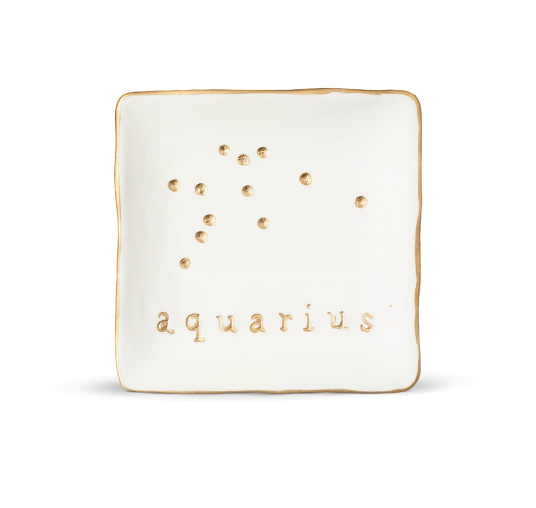 Aquarius unglazed ceramic soap dish, 4.5&quot; x 4.5&quot;, a stylish and practical addition to any sink-side