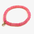 Pink Shelli Bracelet featuring 14k overlay beads, ideal for a playful and stylish look, great alone or layered with other pieces
